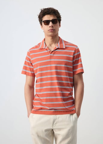 MANGO MAN Shirt 'Dyepr' in Orange: front