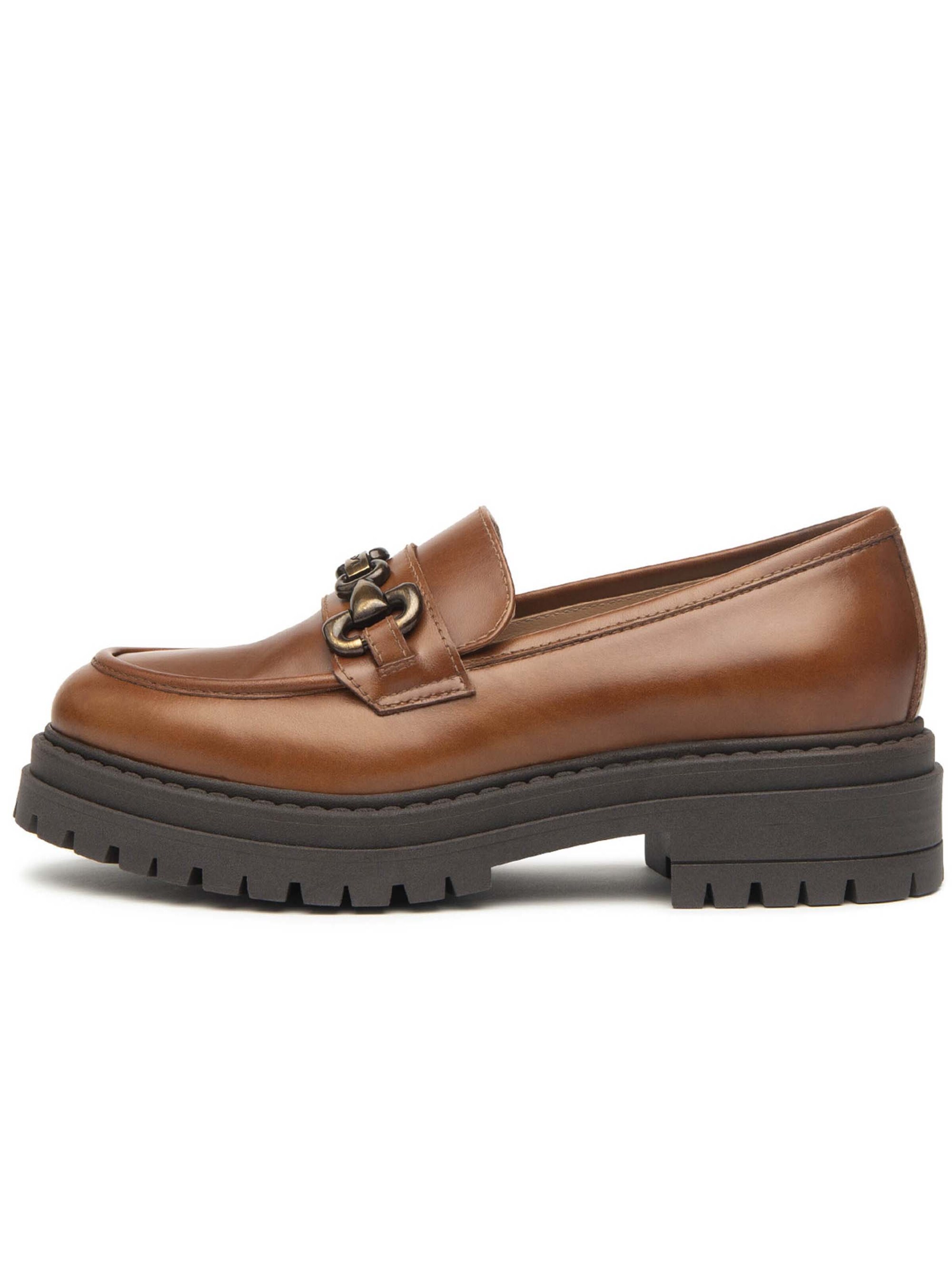 Nero Giardini Instappers 'Edge Handles Tr Folgaria 9120/009' in Bruin: voorkant