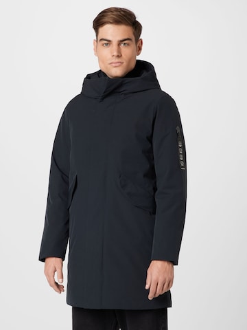 Manteau d’hiver 'Hjalmar' elvine en bleu : devant