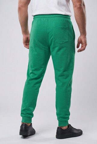 Men Plus Tapered Trousers in Green