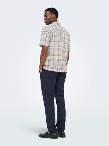 Only & Sons Regular Chino trousers 'ONSWeft' in Blue