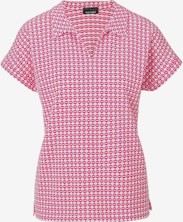 Goldner Shirt in Pink: Vorderseite