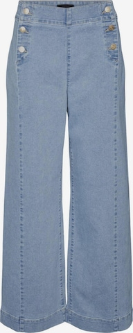 VERO MODA Wide leg Jeans 'KAYLA' in Blauw: voorkant