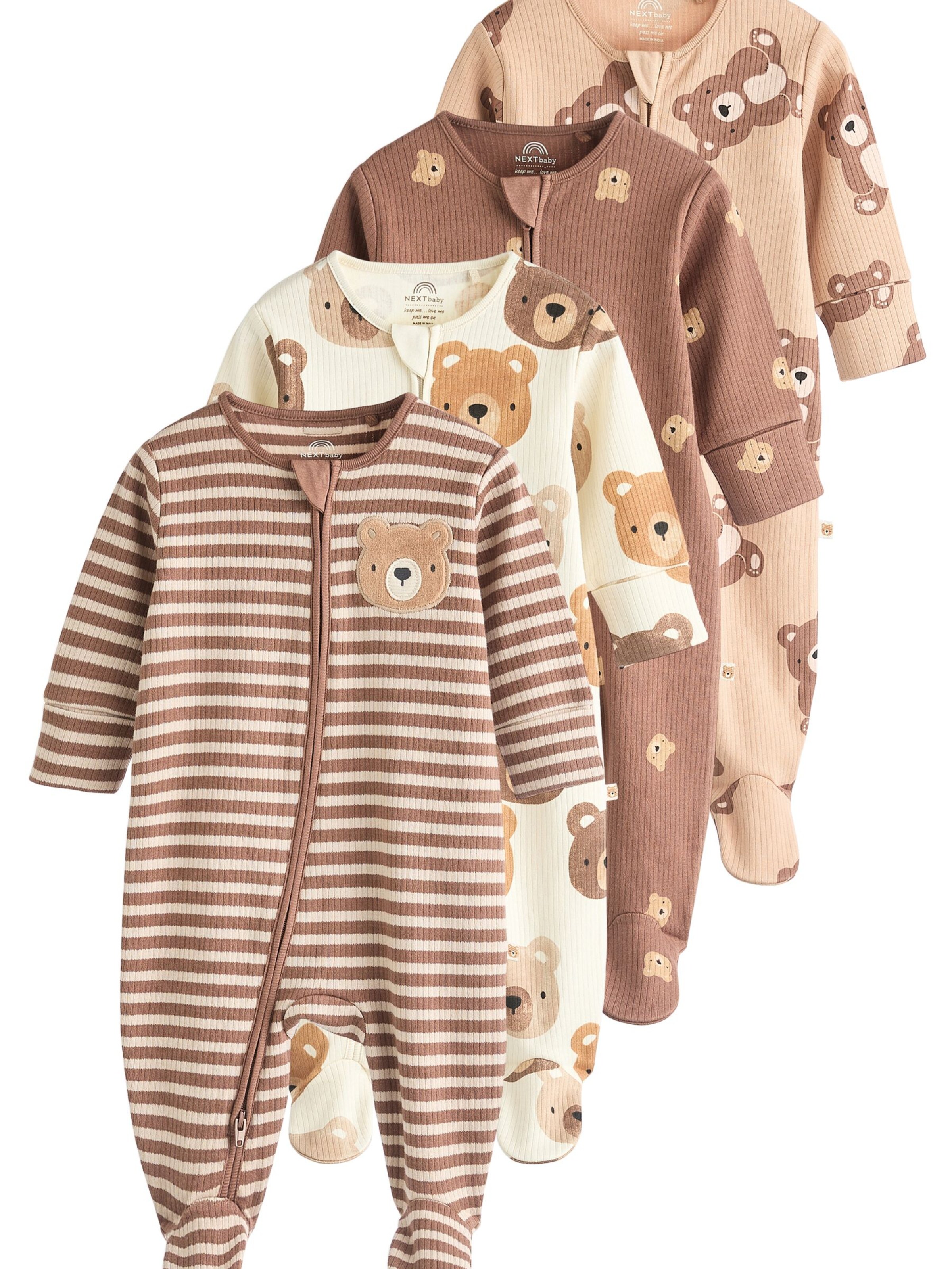 Next Pajamas in Brown: front