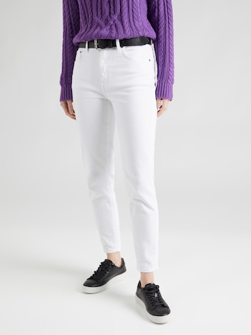 Lauren Ralph Lauren - Skinny Calças de ganga em branco: frente