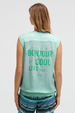 Soccx Bluse in Grün