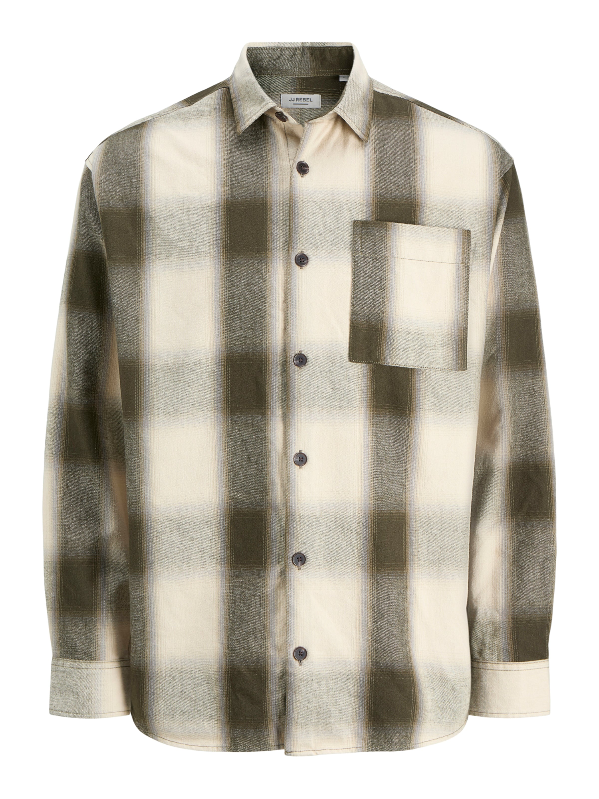 JJ Rebel Comfort Fit Hemd in Weiß: Vorderseite