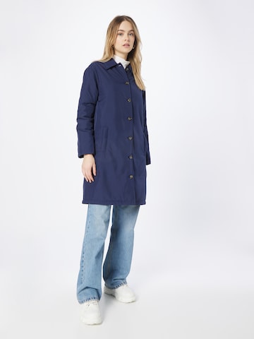 Yerse Between-Seasons Coat 'BIANCA' in Blue: front