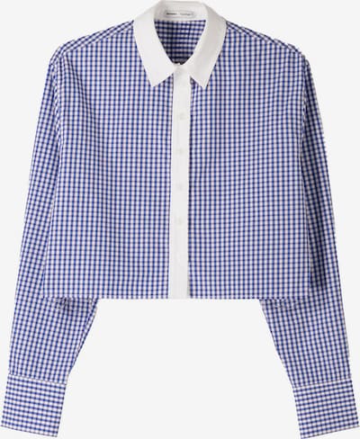 Bershka Pusero värissä sininen / tummansininen / valkoinen, Tuotenäkymä