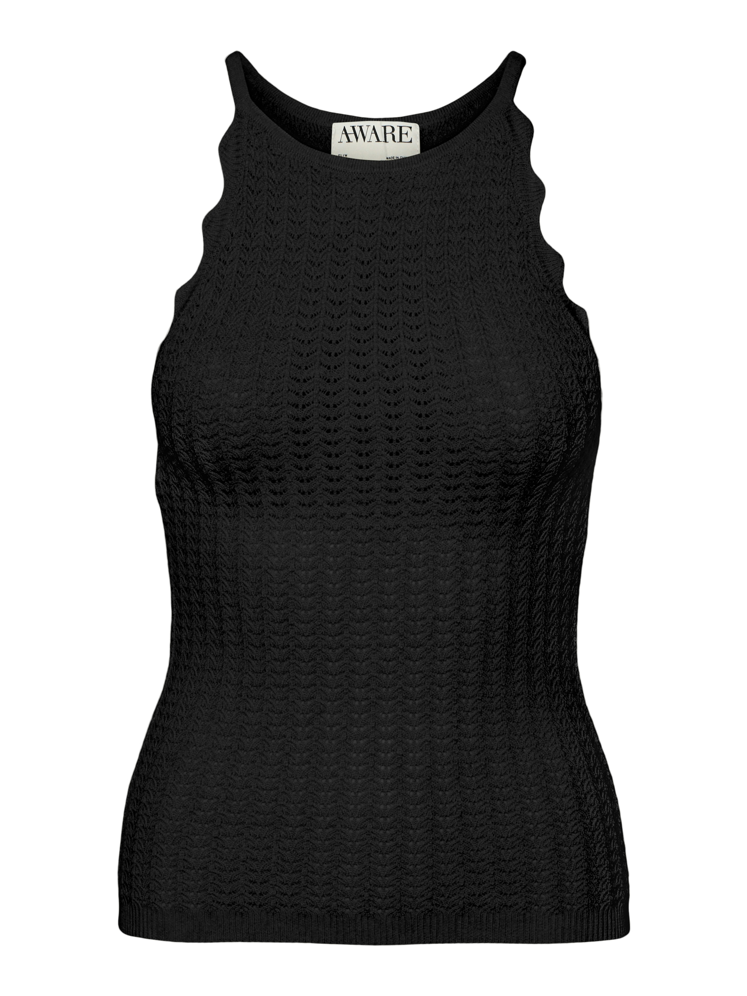 Aware - Top de punto 'VMPanama' en negro: frente