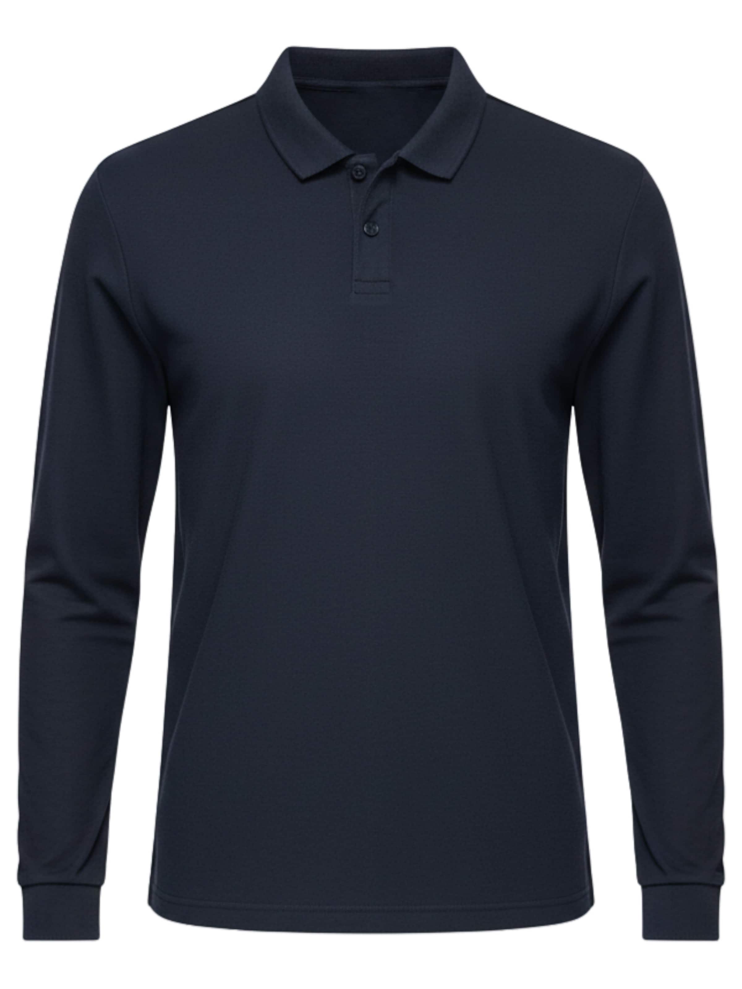 Ombre Shirt 'Pobl-0162' in Blue: front