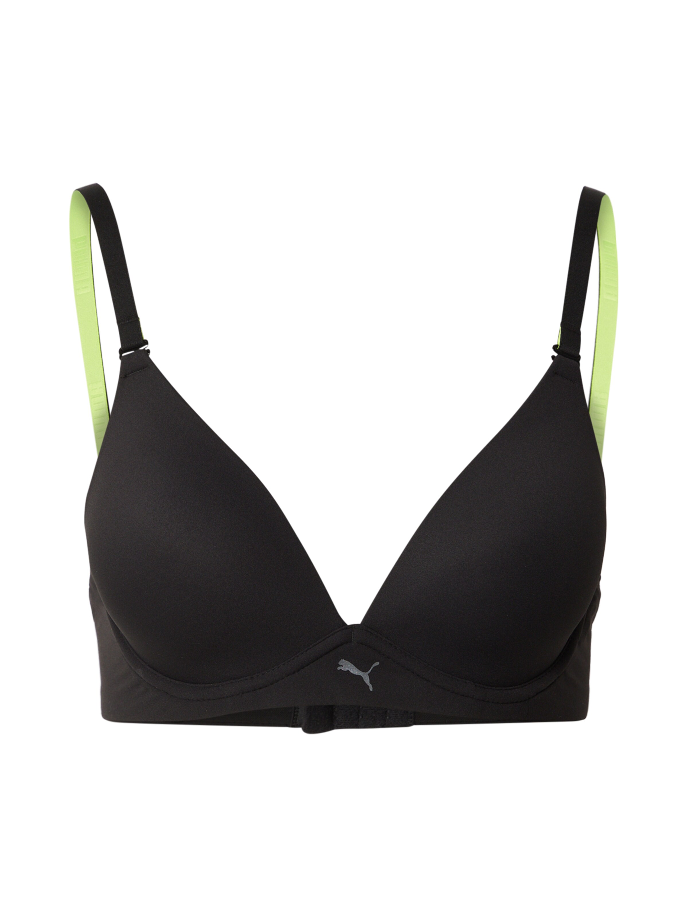 PUMA T-shirt Bra in Black: front