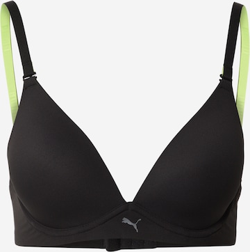 PUMA Сутиен в черно: отпред