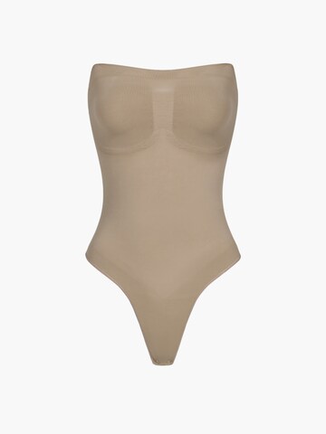 Body modelant 'Trägerloser Bodysuit Sculpting Shapewear mit String' cfab (formerly creamy fabrics) en beige