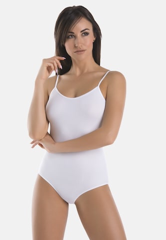 TEYLI Bodysuit 'Classico' in White: front
