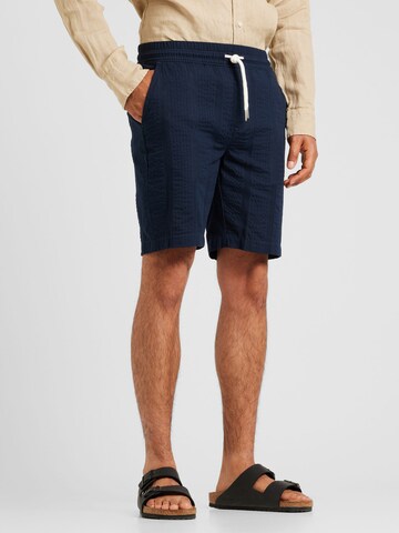 Lindbergh Regular Pants in Blue: front