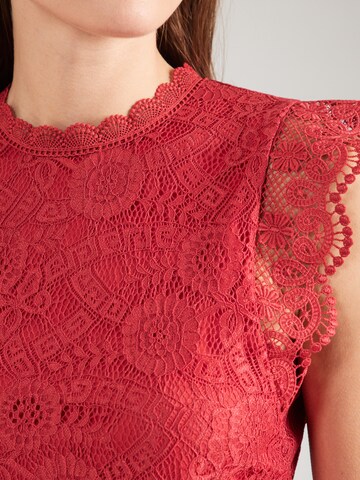 PIECES Blouse 'PCOLLINE' in Red