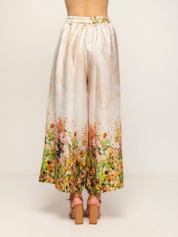 Tantra - Pierna ancha Pantalón en beige