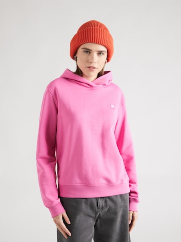 Calvin Klein Jeans Sweatshirt in Roze: voorkant