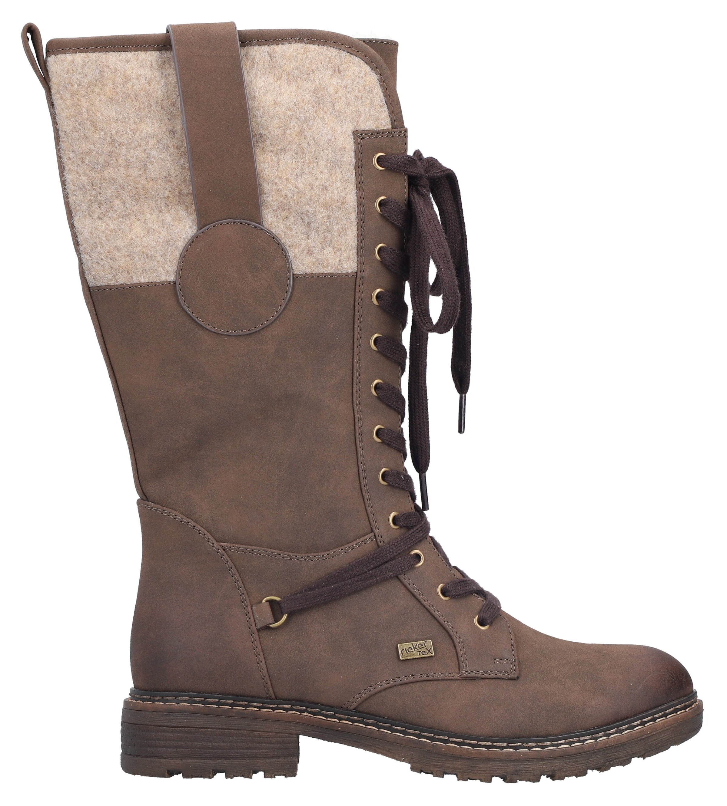 Rieker Schnürstiefel in Braun