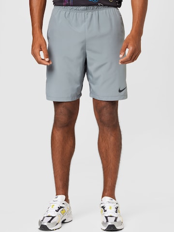 NIKE Спортен панталон в сиво: отпред