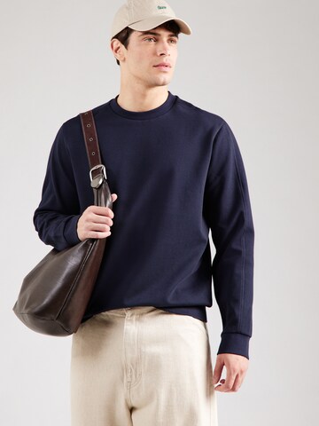 Sweat-shirt Lyle & Scott en bleu : devant