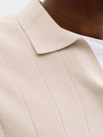 JACK & JONES Pullover 'JJEBRADLEY' in Beige