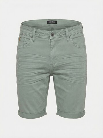 KOROSHI Regular Jeans in Groen