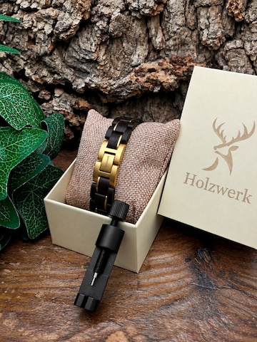 Holzwerk Βραχιόλι 'HEIDESEE' σε χρυσό