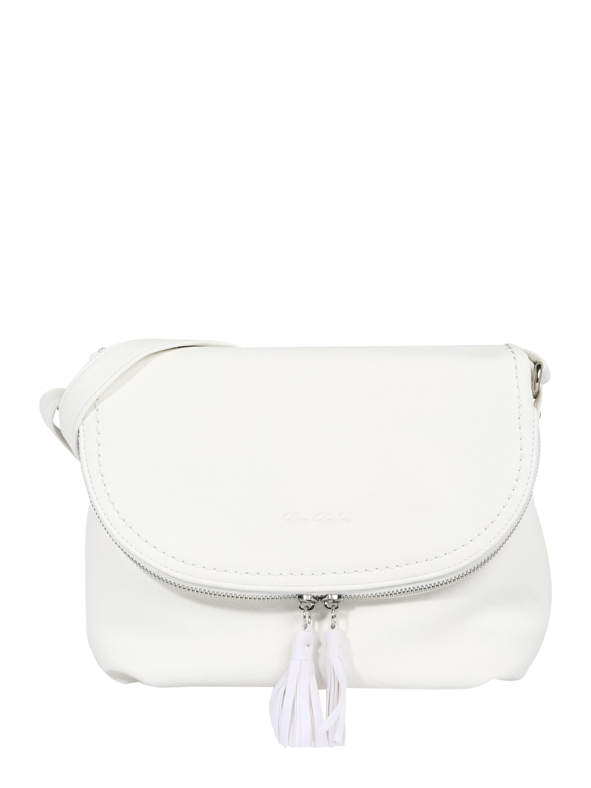 TOM TAILOR Taška přes rameno 'Lari' – bílá: přední strana