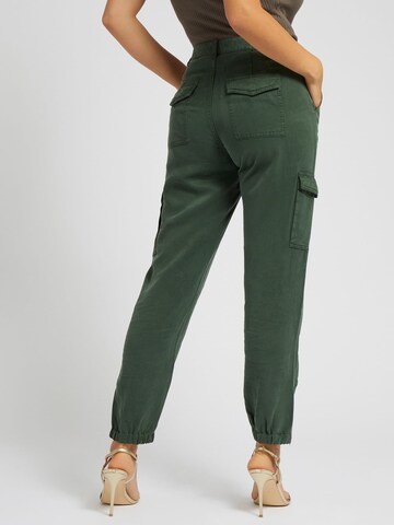 GUESS Tapered Cargo Pants in Green
