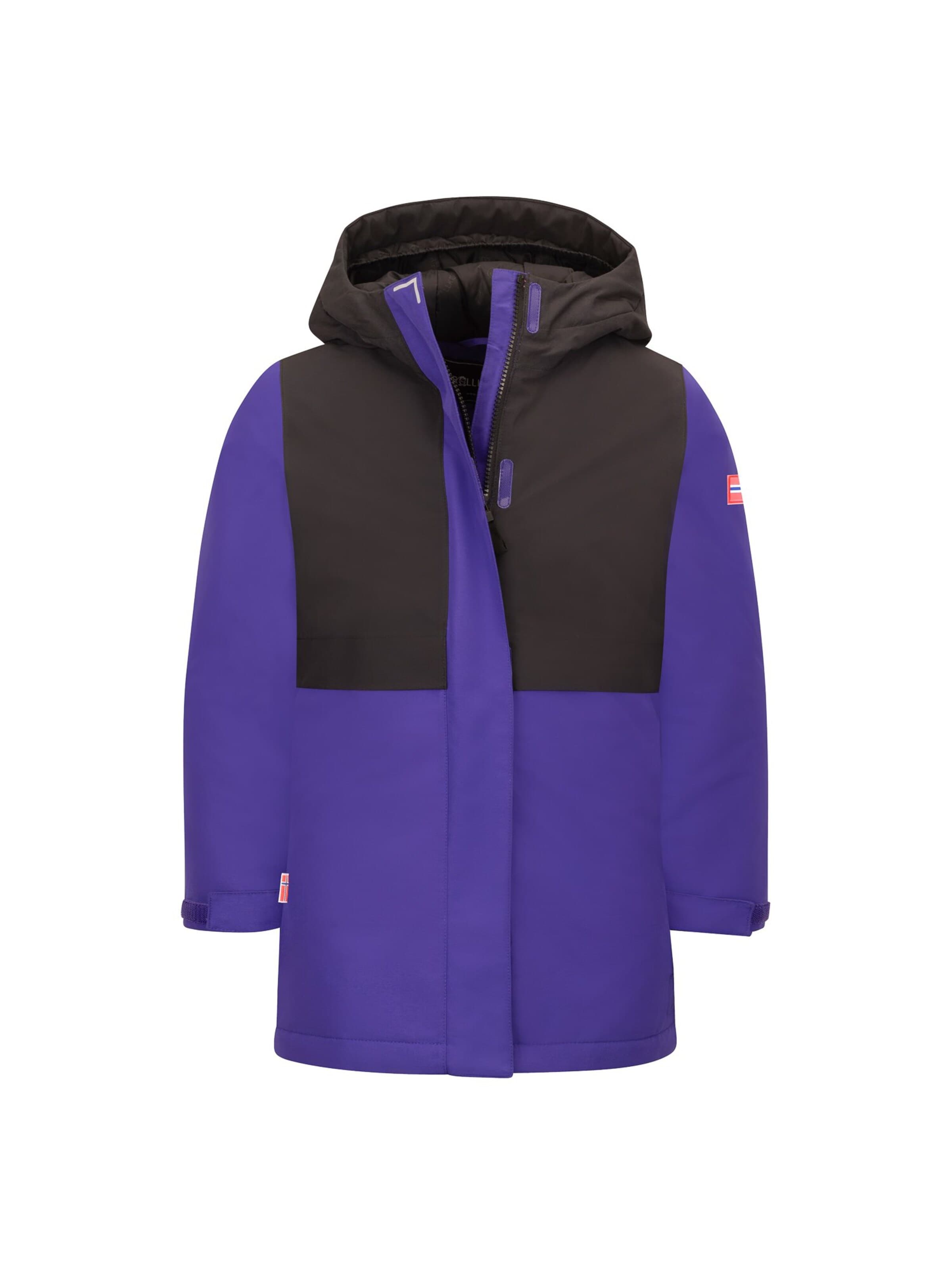 TROLLKIDS Winter Jacket in Purple: front