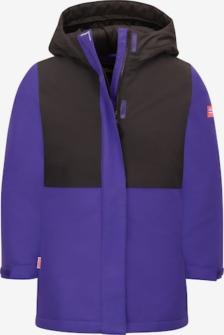 TROLLKIDS Winter Jacket in Purple: front