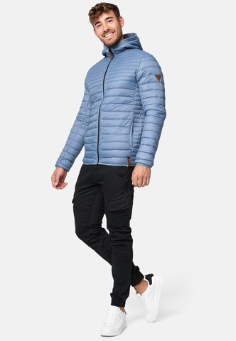 INDICODE JEANS Between-Season Jacket 'Bowers' in Blue