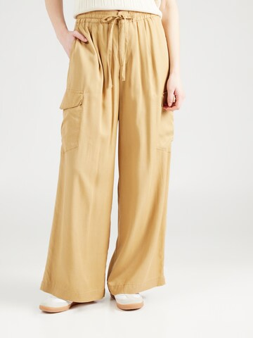 Wide leg Pantaloni cargo 'KASEME' di LTB in marrone: frontale