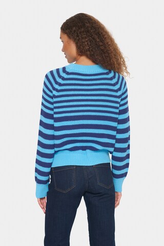 SAINT TROPEZ Pullover 'Ibenmei' in Blau