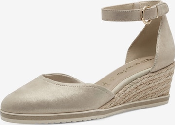 Escarpins Tamaris en beige : devant