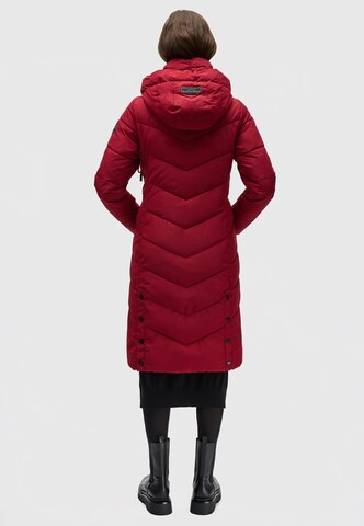 NAVAHOO Winter Coat 'Sahnekatzii XIV' in Red