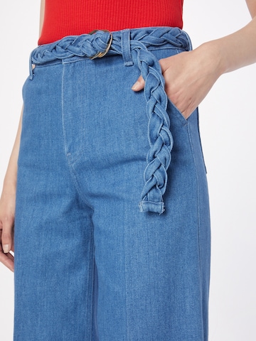 TOMMY HILFIGER Wide Leg Jeans i blå