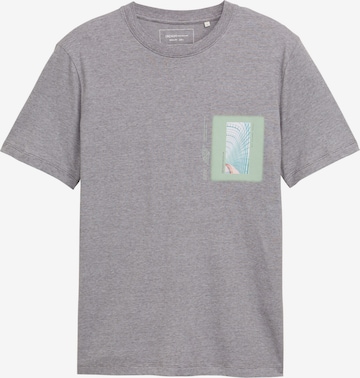 TOM TAILOR DENIM Majica | siva barva: sprednja stran