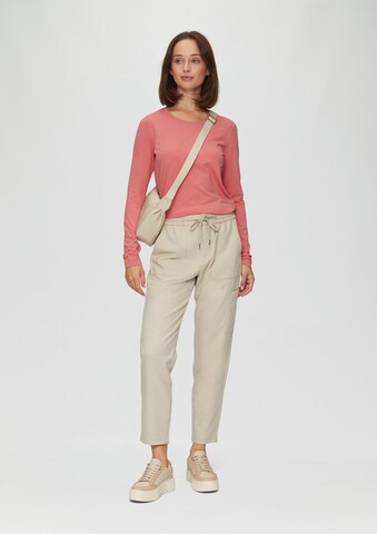 s.Oliver Tapered Hose in Beige