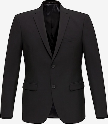 Coupe regular Veste de costume ESPRIT en noir : devant