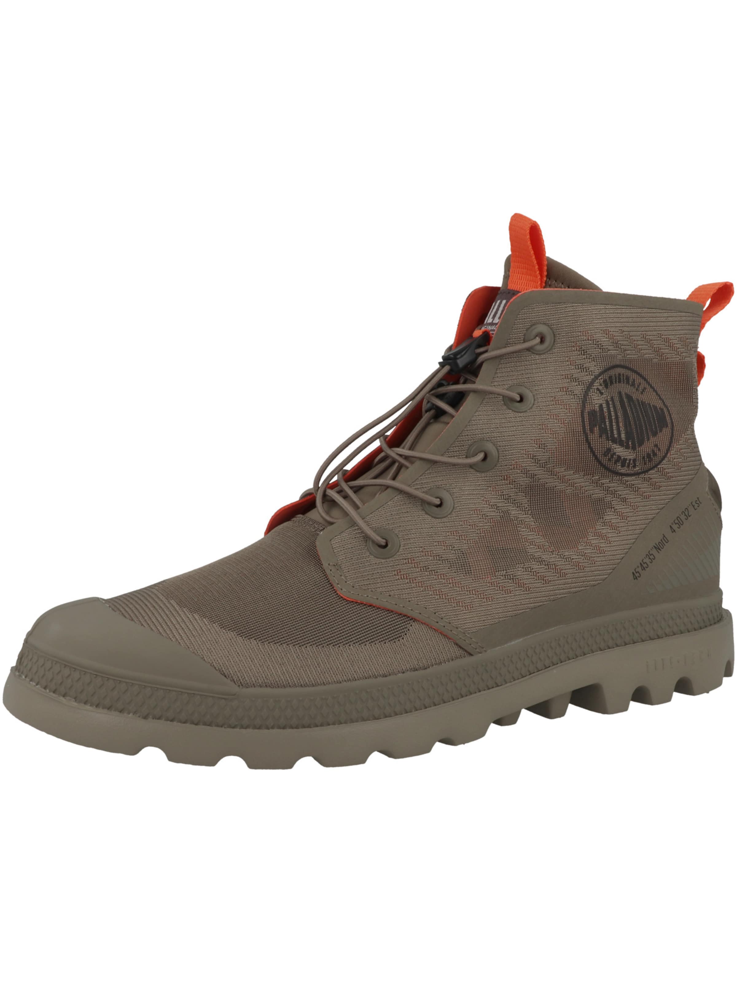 Boots stringati &#x27;Pampa Lite Travel Vt &#x27; di Palladium in verde: frontale