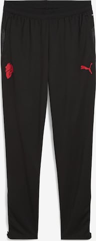 Largi Pantaloni sport 'AC Milan 25/26' de la PUMA pe negru: față