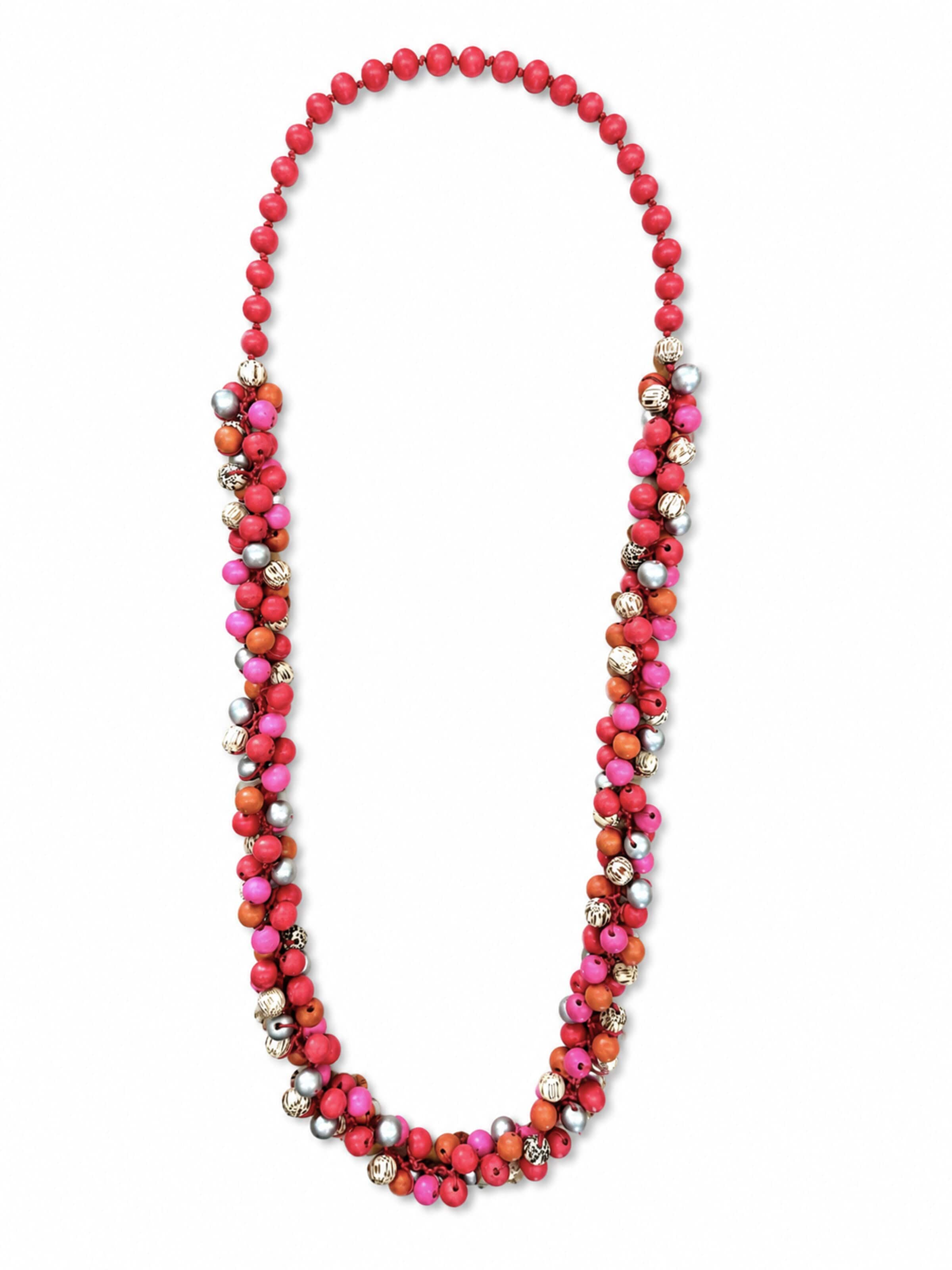 COLLEZIONE ALESSANDRO Necklace 'Calypso' in Onesize in Red, Item view