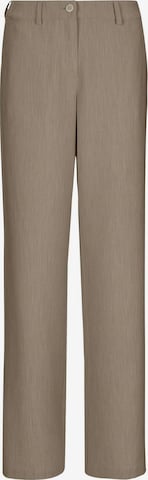 MADELEINE Wide leg Broek in Bruin: voorkant