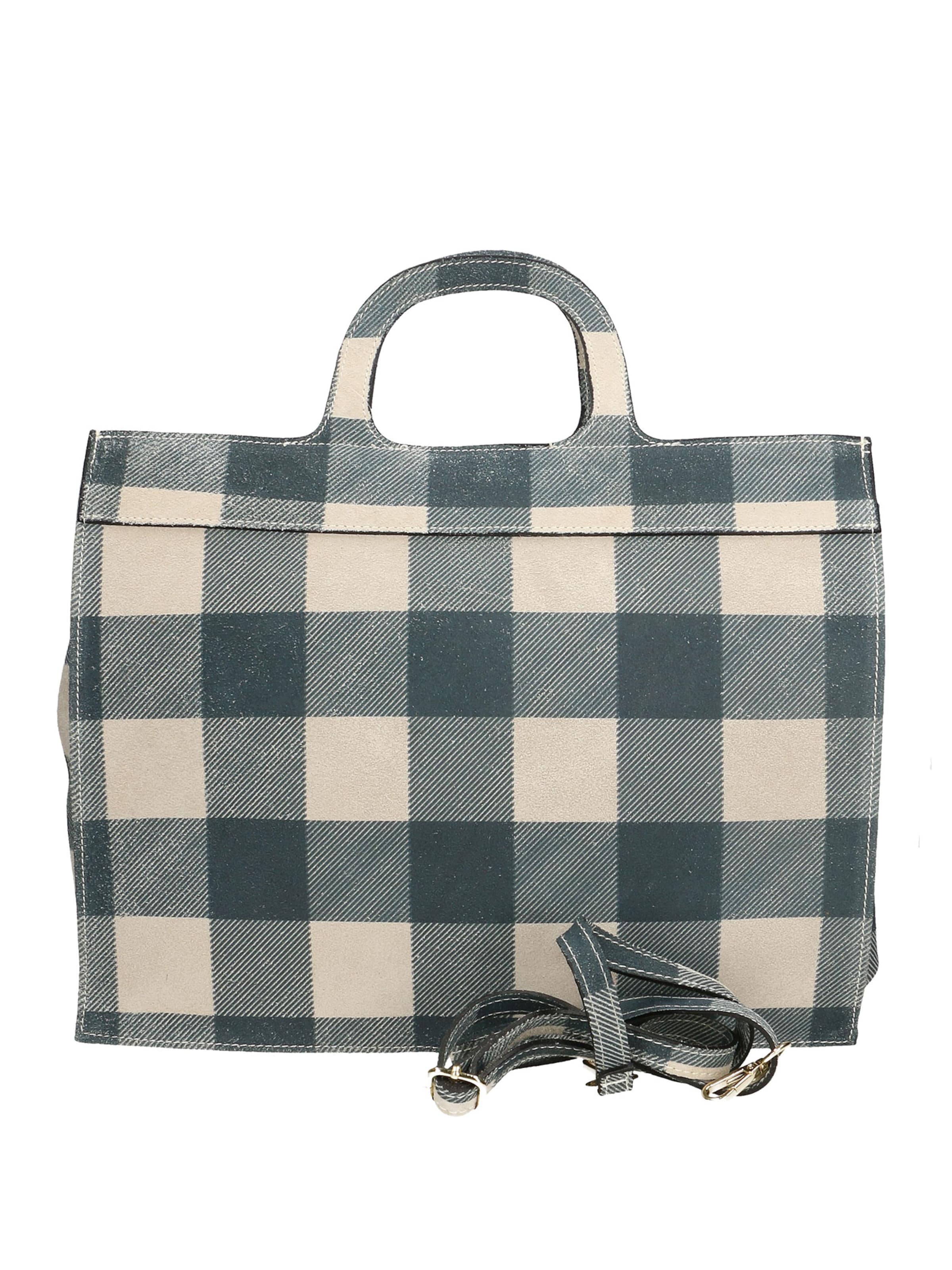 Borsa a mano 'Borsa a Mano Donna Ivy Design Vera Pelle Scamosciata Made in Italy' di Gave Lux in beige