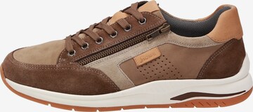 SIOUX Sneakers laag 'Turibio' in Bruin