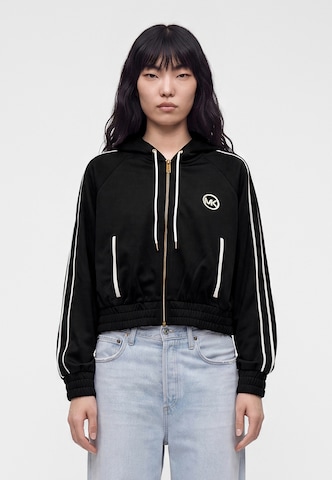 MICHAEL Michael Kors Sweatvest in Zwart: voorkant