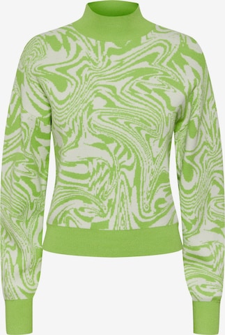 PIECES - Pullover 'Mila' em verde: frente